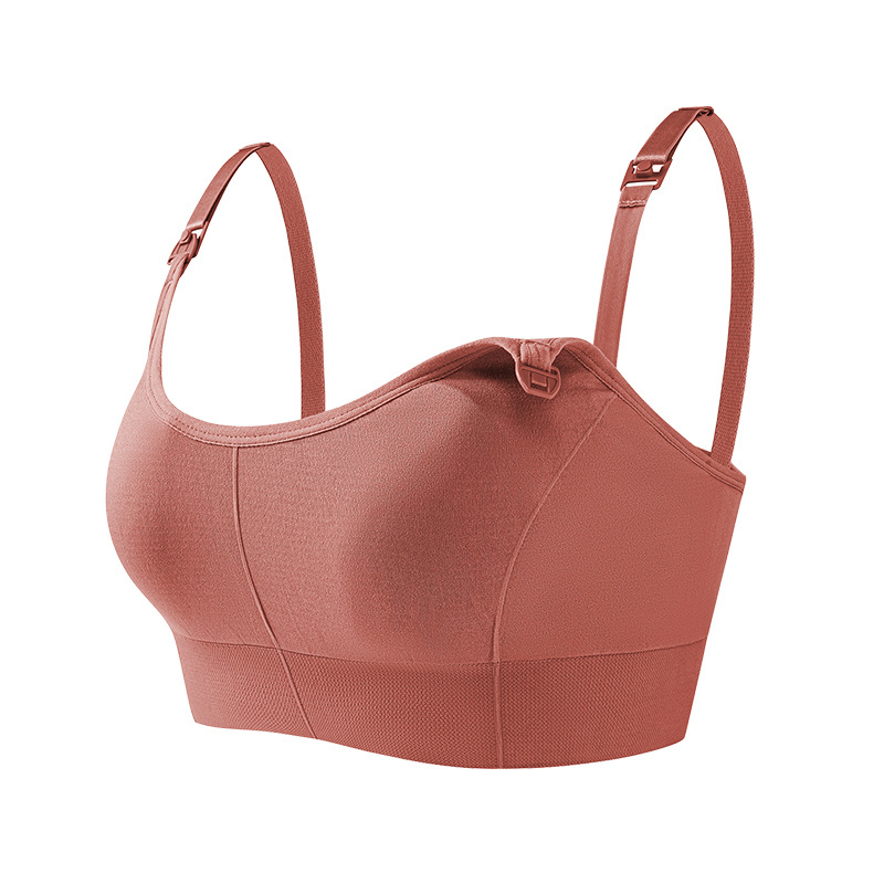Σουτιέν Θηλάσμου για μητέρες - χωρίς ραφές, χωρίς μεταλλικά, cups χωρίς φόρμα, πίσω-κολακευτικός σχεδιασμός, σταθεροί διπλοί ιμάντες (Υφασμα: νάιλον; Εσωτερική επένδυση: σπάντεξ <30%; Cups χωρίς φόρμα; Χωρίς ραφές; Σταθερά διπλά ιμάντες)