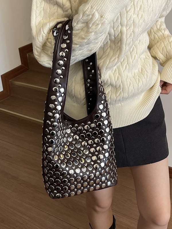 Torbica ispod pazuha, PU materijal, europsko-američki retro stil, magnetska kopča, vertikalni pravokutni oblik