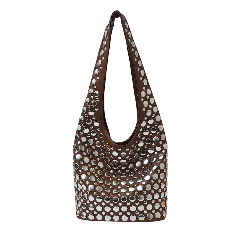 Torbica ispod pazuha, PU materijal, europsko-američki retro stil, magnetska kopča, vertikalni pravokutni oblik