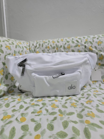 Női derék- és crossbody táska - nylon, cipzár, belső cipzáras zseb, háromdimenziós külső, tavasz 2025