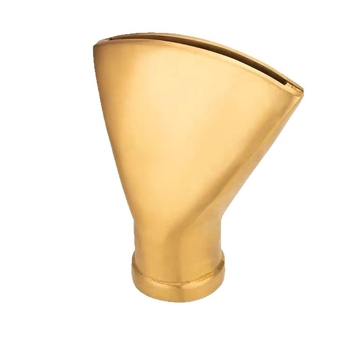Duză din cupru reglabilă, cu direcții multiple, în formă de ventilator și duză cu gură plată, pentru elemente de apă, de la Petrel (Material: Cupru; Domeniu de aplicare: curți, munți artificiali, piscine, fântâni peisagistice)