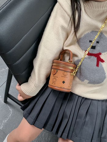 PU crossbody box torba za djecu, zatvarač, džep za ID, poliester podstava, svakodnevna uporaba