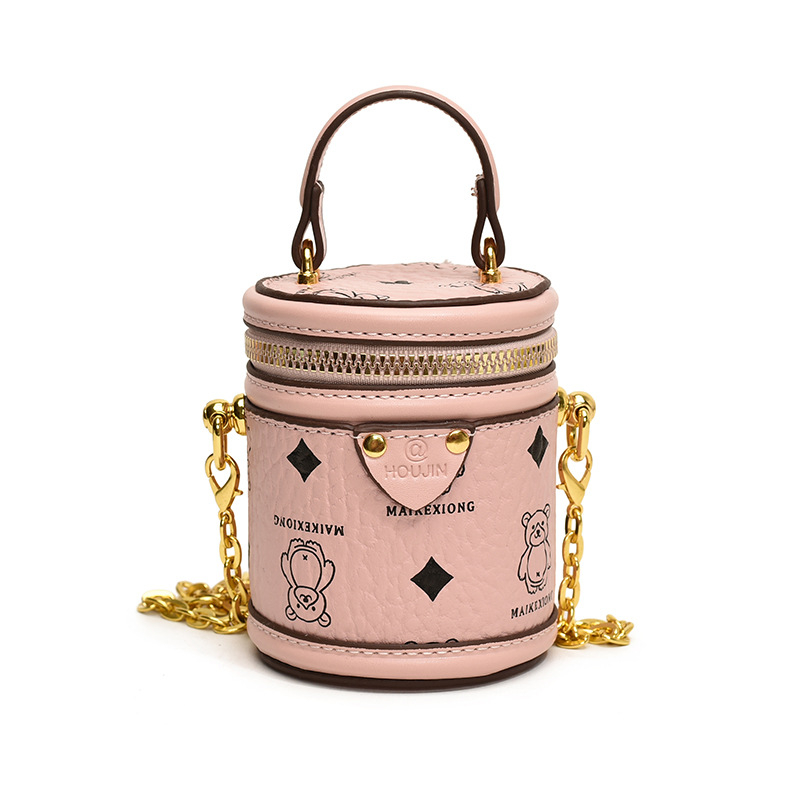 PU crossbody box torba za djecu, zatvarač, džep za ID, poliester podstava, svakodnevna uporaba