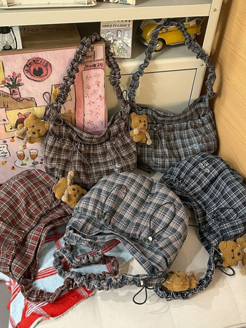 Kdmild crossbody torba, najlon, japansko-korejski stil, zatvaranje na zip, laminirano unutrašnjost