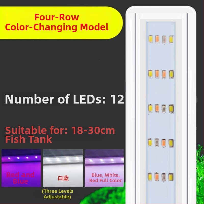 Αδιάβροχη LED λάμπα ενυδρείου με βάση — εξοικονόμηση ενέργειας, επαγγελματικού επιπέδου φωτισμός για διαμόρφωση και ενυδρεία