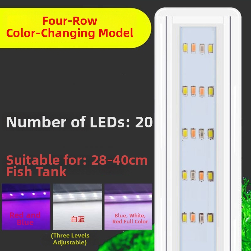 Αδιάβροχη LED λάμπα ενυδρείου με βάση — εξοικονόμηση ενέργειας, επαγγελματικού επιπέδου φωτισμός για διαμόρφωση και ενυδρεία