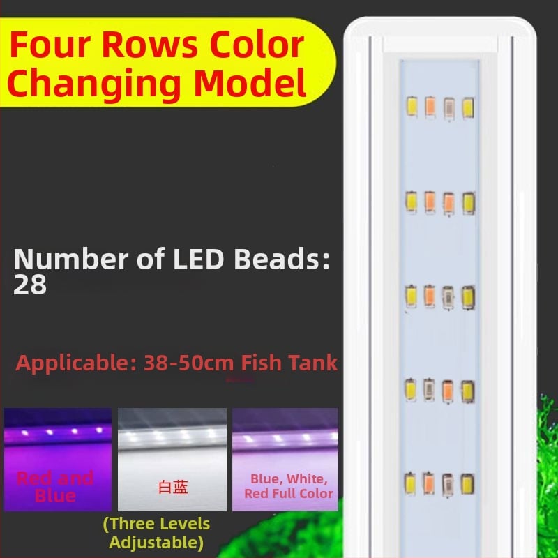 Αδιάβροχη LED λάμπα ενυδρείου με βάση — εξοικονόμηση ενέργειας, επαγγελματικού επιπέδου φωτισμός για διαμόρφωση και ενυδρεία