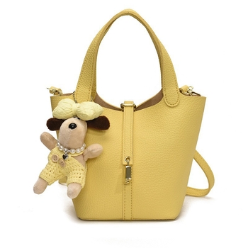 Geantă bucket pentru femei – stil stradal, material PU, închidere magnetică, buzunar cu fermoar, căptușeală din poliester, formă bucket, vara 2025