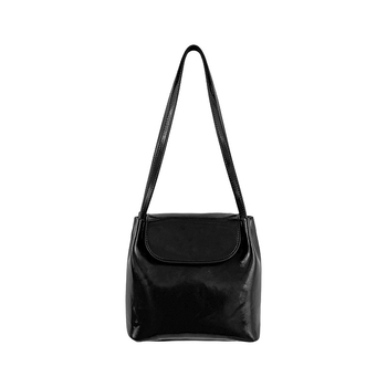 Geantă PU de damă în stil Saddle, închidere magnetică, curele duble, formă orizontală dreptunghiulară, buzunar intern cu fermoar și buzunar pentru documente