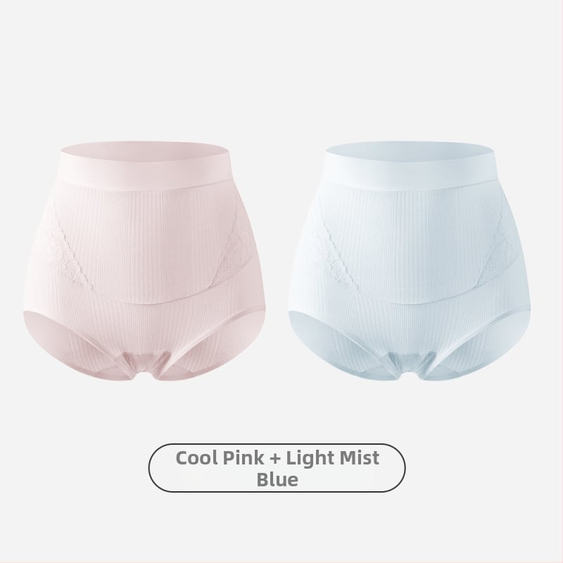 Slip matern cu talie înaltă pentru susținerea burții, antibacterian, fără cusături, din Modal