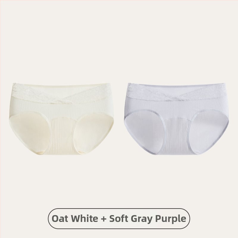 Slip matern cu talie înaltă pentru susținerea burții, antibacterian, fără cusături, din Modal