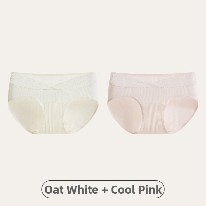 Slip matern cu talie înaltă pentru susținerea burții, antibacterian, fără cusături, din Modal