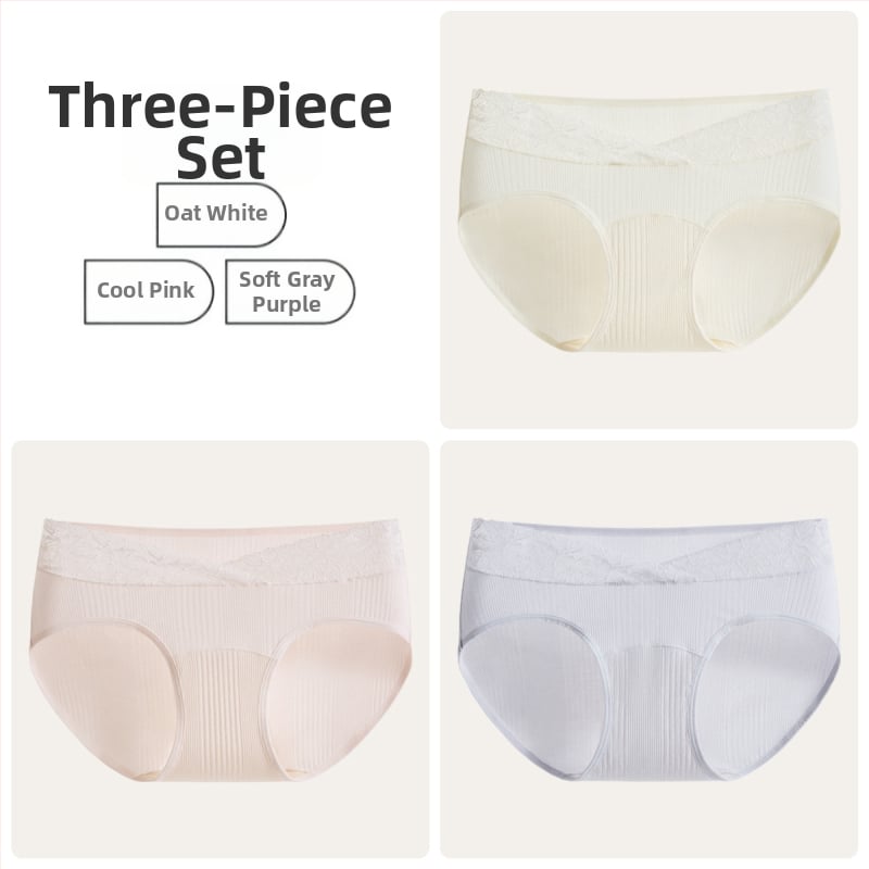 Slip matern cu talie înaltă pentru susținerea burții, antibacterian, fără cusături, din Modal