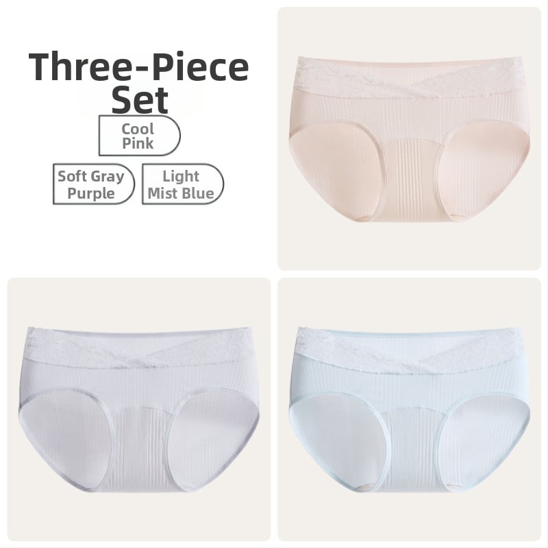 Slip matern cu talie înaltă pentru susținerea burții, antibacterian, fără cusături, din Modal