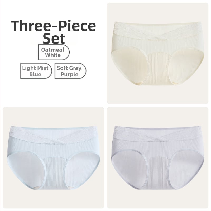 Slip matern cu talie înaltă pentru susținerea burții, antibacterian, fără cusături, din Modal