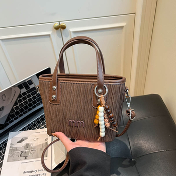 Bucket Bag, Urban Minimalist PU, închidere cu fermoar, căptușeală poliester, curea pentru un umăr