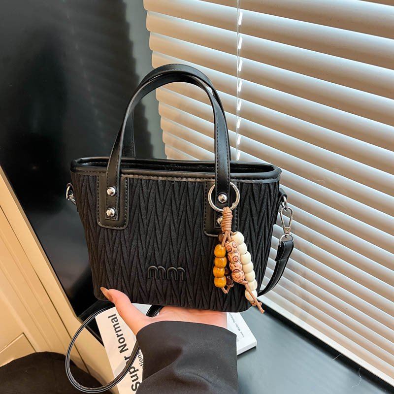 Bucket Bag, Urban Minimalist PU, închidere cu fermoar, căptușeală poliester, curea pentru un umăr