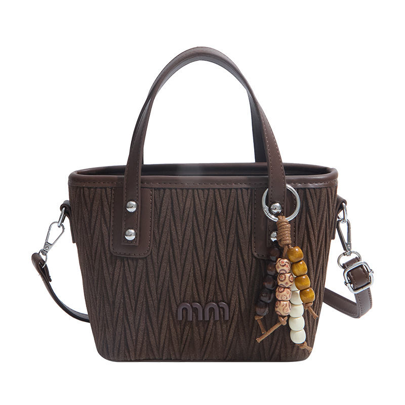 Bucket Bag, Urban Minimalist PU, închidere cu fermoar, căptușeală poliester, curea pentru un umăr