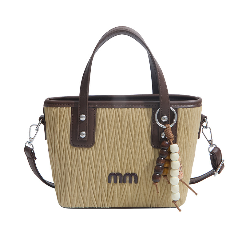 Bucket Bag, Urban Minimalist PU, închidere cu fermoar, căptușeală poliester, curea pentru un umăr