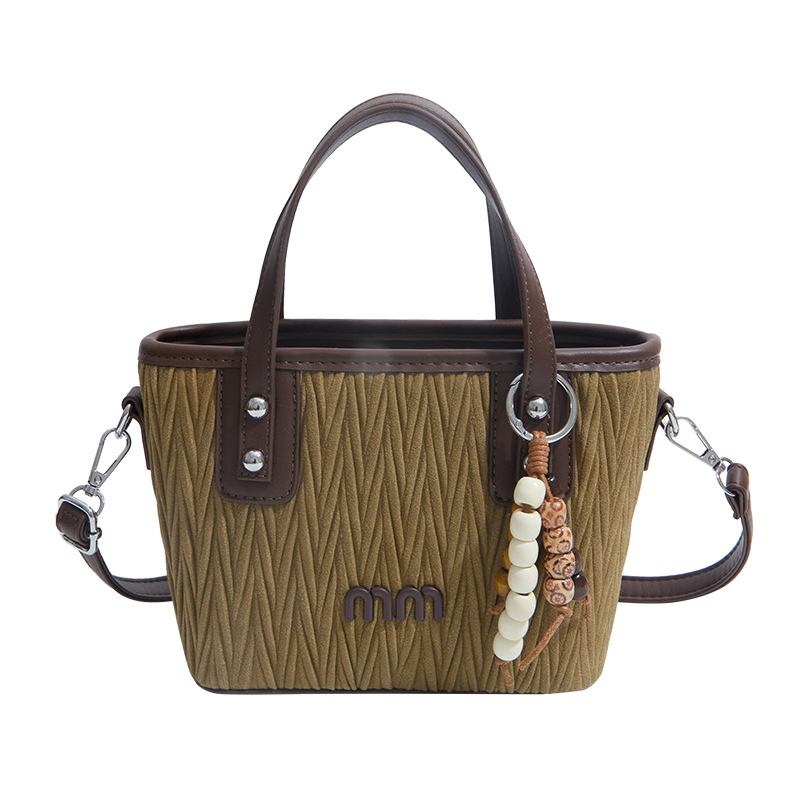 Bucket Bag, Urban Minimalist PU, închidere cu fermoar, căptușeală poliester, curea pentru un umăr