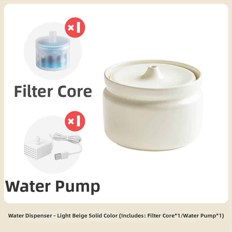 Керамичен автоматичен диспенсър за вода за котки, марка Star ceramics, принадлежности за домашни любимци