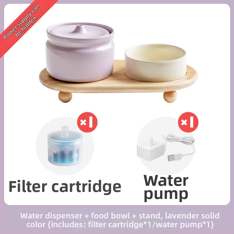 Керамичен автоматичен диспенсър за вода за котки, марка Star ceramics, принадлежности за домашни любимци