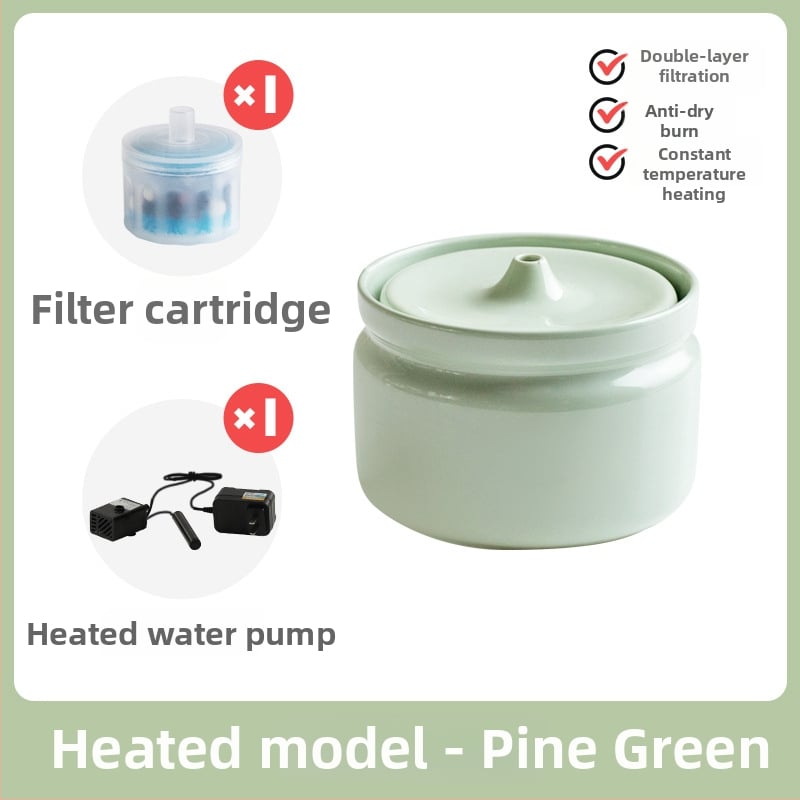 Керамичен автоматичен диспенсър за вода за котки, марка Star ceramics, принадлежности за домашни любимци