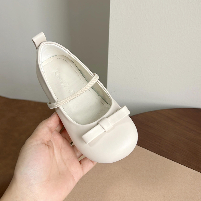 Dievčenské Mary Jane topánky s mašľou, mäkkou podrážkou, zapínanie elastickou páskou, horný materiál mikrovlákno, podrážka z gumy