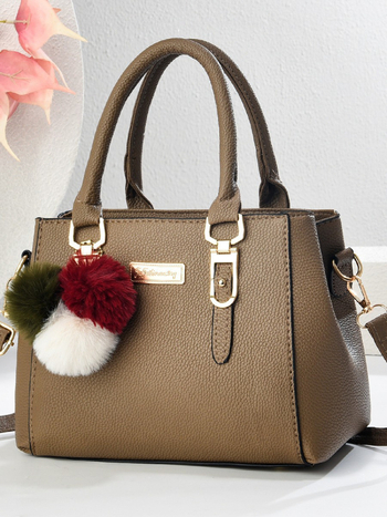 COCOGIGI PU Ženska crossbody torba sa zip zatvaračem, poliester podstava, unutarnji zip pretinci, horizontalni pravokutni oblik
