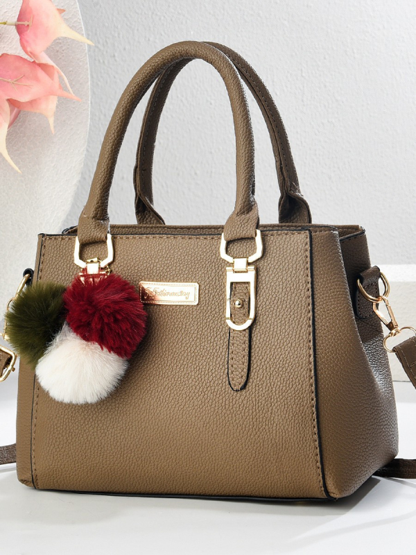 COCOGIGI PU Ženska crossbody torba sa zip zatvaračem, poliester podstava, unutarnji zip pretinci, horizontalni pravokutni oblik