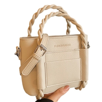 Bucket torba crossbody od PU materijala (zip zatvaranje; oblik košare; podstava od poliester; unutarnji džep sa zatvaračem)