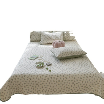 Set de pat cu husă dublu față din bumbac, cu imprimeu desen animat, stil tatami, 3 piese, 100% bumbac, densitate țesătură 133x72, 40 Fire, imprimare reactive, țesătură twill