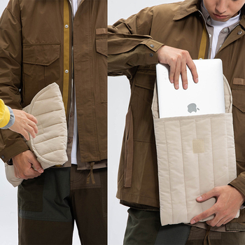 Geantă organizator intern pentru notebook, pliabilă, stil urban minimalist, fără căptușeală, Anul lansării: iarna 2026