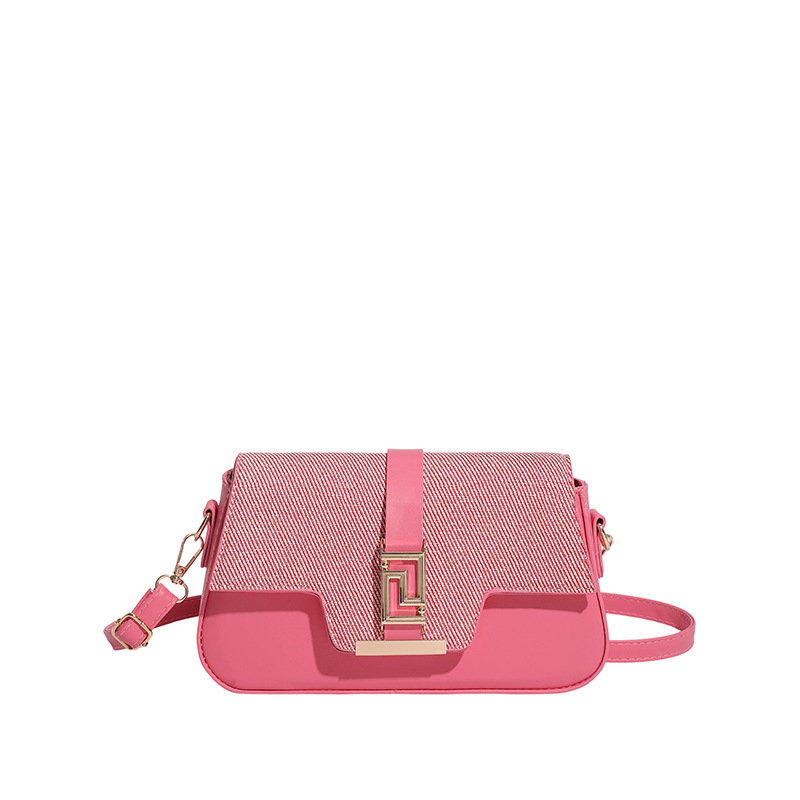 Geantă de umăr pătrată, vintage patchwork, inspirată din Coreea, cu clapă, PU material, căptușeală poliester, curea cu o singură curea, buzunar pentru telefon