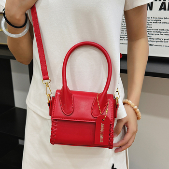 Geantă de umăr din PU, formă verticală pătrată, închidere cu fermoar, buzunar interior cu fermoar, căptușeală PU, utilizare zilnică