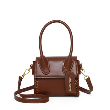 Geantă de umăr din PU, formă verticală pătrată, închidere cu fermoar, buzunar interior cu fermoar, căptușeală PU, utilizare zilnică