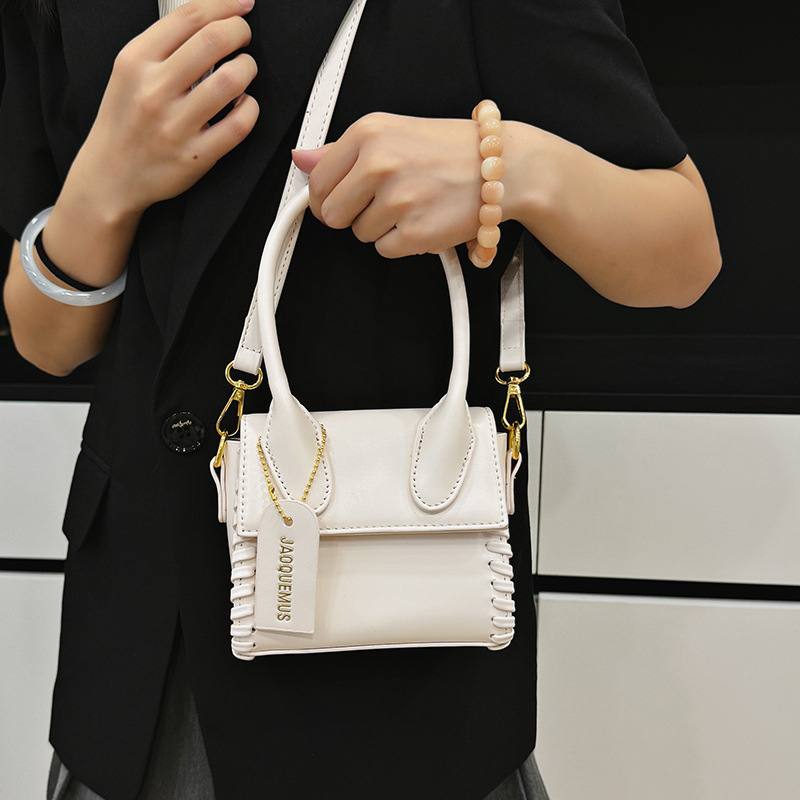 Geantă de umăr din PU, formă verticală pătrată, închidere cu fermoar, buzunar interior cu fermoar, căptușeală PU, utilizare zilnică