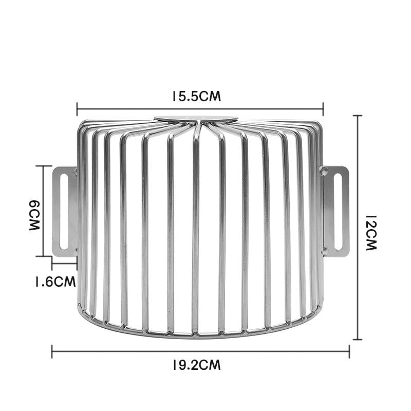 Kryt odtoku proti zanášaniu pre strešné, terasy a bočné odtoky – polkruhový dizajn, Xiaohe