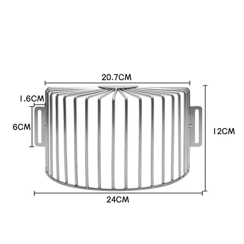 Kryt odtoku proti zanášaniu pre strešné, terasy a bočné odtoky – polkruhový dizajn, Xiaohe