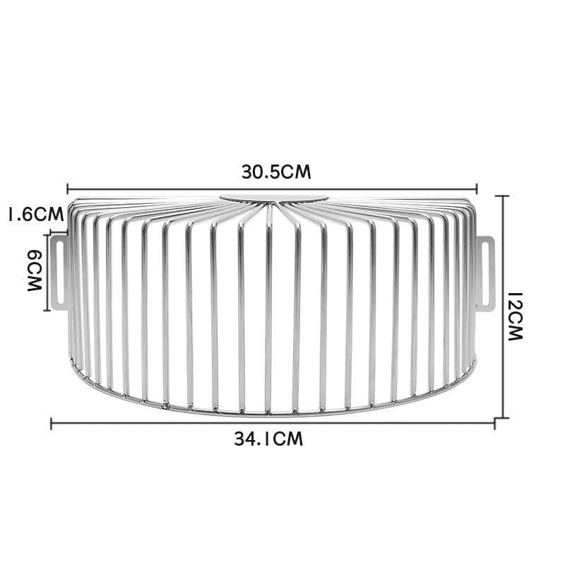 Kryt odtoku proti zanášaniu pre strešné, terasy a bočné odtoky – polkruhový dizajn, Xiaohe