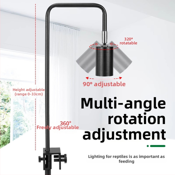 Λάμπα basking για ερπετά, σώμα από αλουμίνιο, 25W, πρόσθετος φωτισμός, μάρκα Climbing General