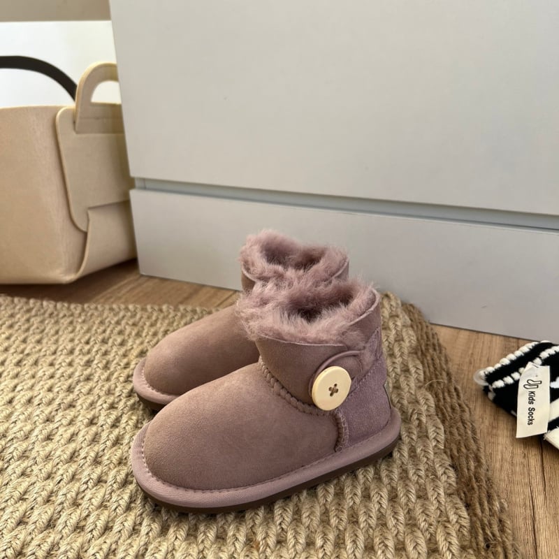 Baba járócipő, uniszex, téli gyerekcsizma gyapjú felsőrésszel és vastag gumi-EVA talppal