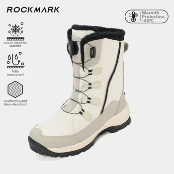 Gyerekeknek készült velúr vízálló bokacsizma fleece béléssel, anti-slip talppal