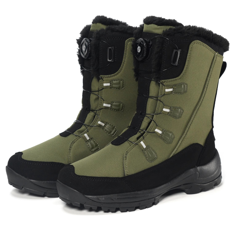 Gyerekeknek készült velúr vízálló bokacsizma fleece béléssel, anti-slip talppal