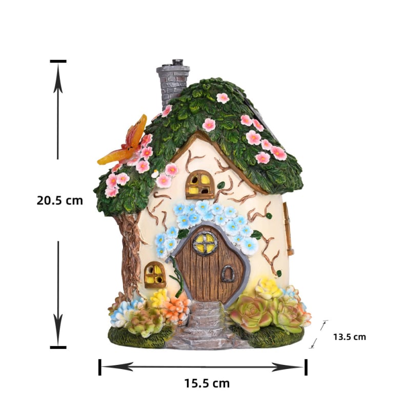 Ornament decorativ din rășină pentru grădină — stil pastoral, material din rășină sintetică, plastic și rășină, ambalaj carton