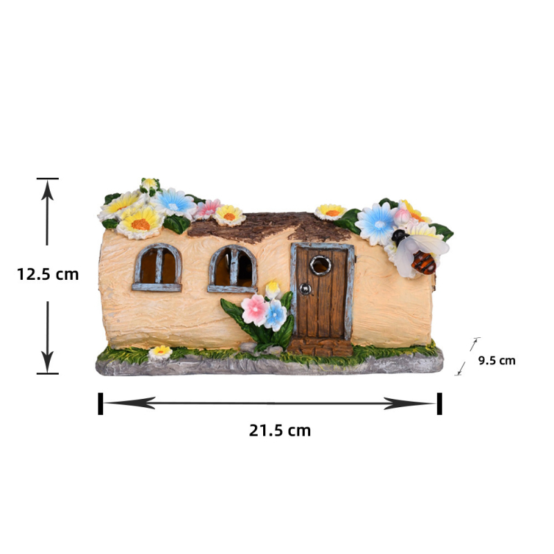 Ornament decorativ din rășină pentru grădină — stil pastoral, material din rășină sintetică, plastic și rășină, ambalaj carton