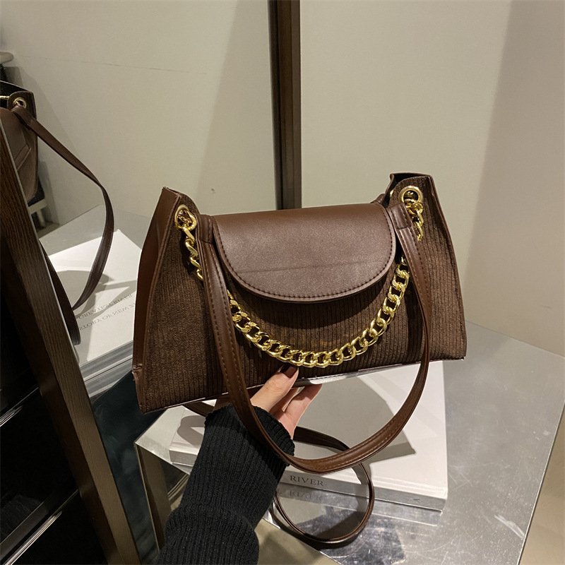 Дамска ретро чанта в стил Хонг Конг, квадратна форма, синтетична кожа, полиестерна подплата, цип, единична презрамка