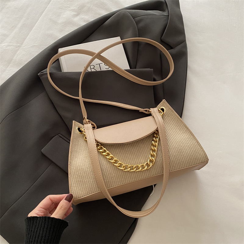 Дамска ретро чанта в стил Хонг Конг, квадратна форма, синтетична кожа, полиестерна подплата, цип, единична презрамка