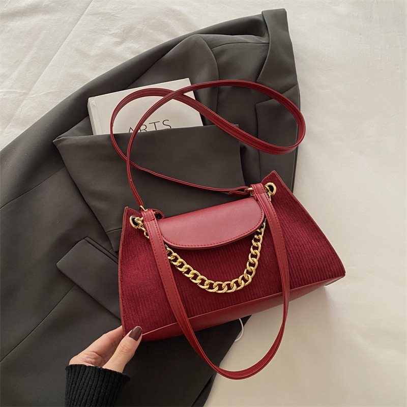 Дамска ретро чанта в стил Хонг Конг, квадратна форма, синтетична кожа, полиестерна подплата, цип, единична презрамка