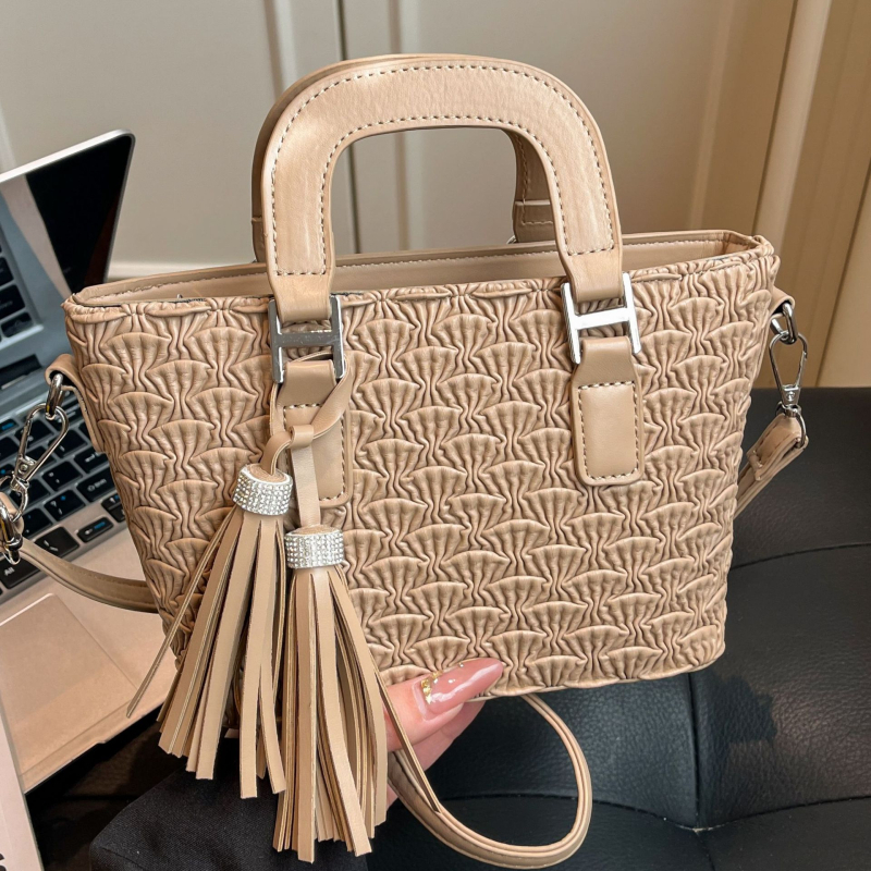 Кръстосана чанта, градски минималистичен стил, PU материя, цип за затваряне, скрит джоб с цип